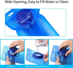 2L Hydration Bladder – BPA-Free, Leakproof Reservoir with Bite Valve & TPU Tube