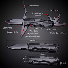 15 in1 Pocket Multitool folding knife  multifunction plier