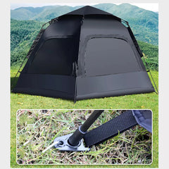 5-6 Person Camping Tent Portable Automatic Tent Waterproof Tent
