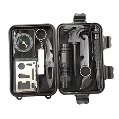 10  Emergency Survival Kit Outdoor Gear for Camping and Hiking