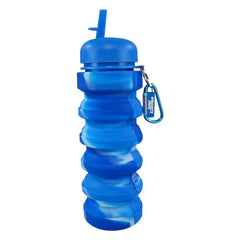 Expandable Silicone Water Bottle Collapsible Durable Outdoor Gear