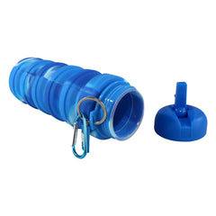 Expandable Silicone Water Bottle Collapsible Durable Outdoor Gear