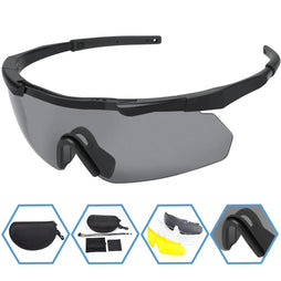 Tactical Sunglass with Interchangeable Lenses