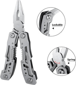 14 in 1 Survival Multi Tool Folding Knife and Pliers for Outdoor EDC