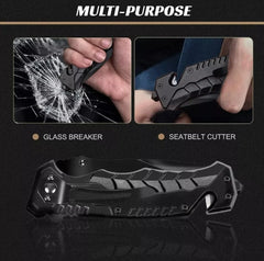 Tactical Serrated EDC Folding Knife