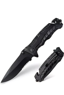 Tactical Serrated EDC Folding Knife
