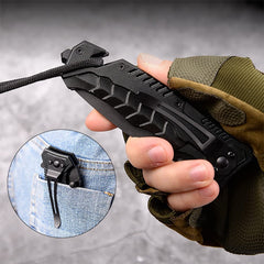 Tactical Serrated EDC Folding Knife